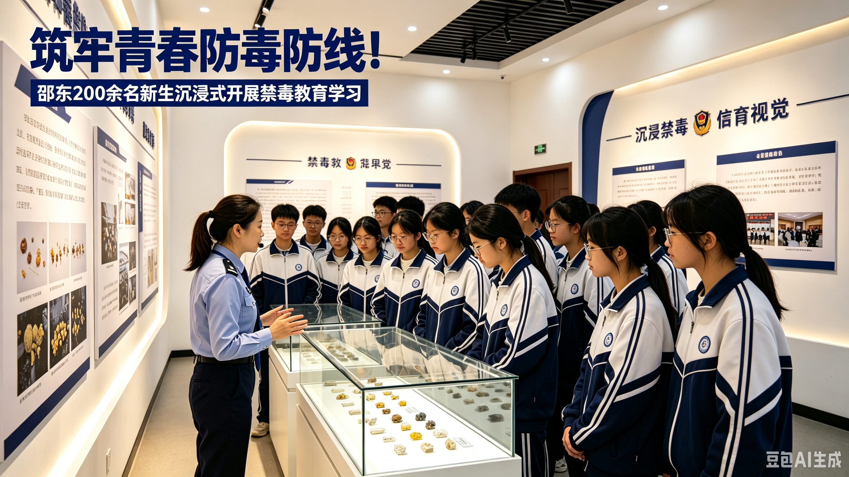 禁毒教育进校园守护青春不毒行｜邵东新生开展实地研学活动